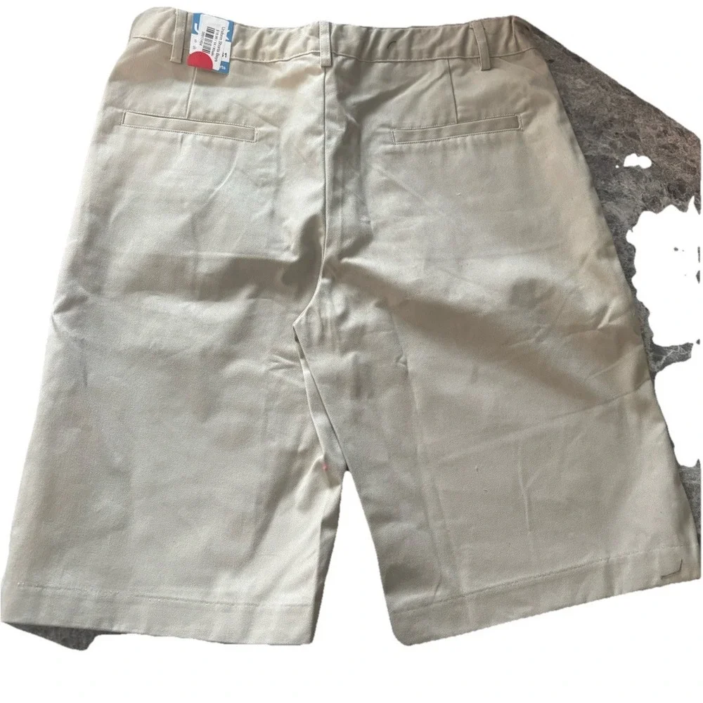 Unik Boys Light Khaki Size 14 Uniform Shorts 10.75